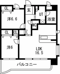 ESPERANZA・M【8階】の間取り
