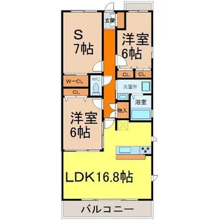 グラン・アベニュー名駅南【5階】の間取り
