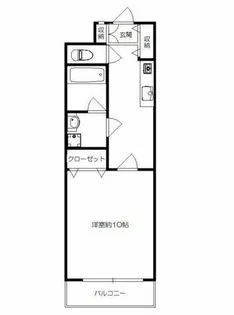 ウィル関目【3階】の間取り