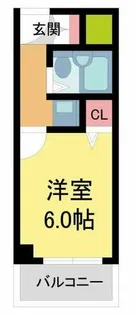 ロイヤルメゾン石橋【313号室】の間取り