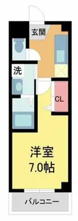 AILE石橋Ⅱ【3階】の間取り