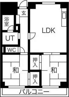 パピリオン松下【6階】の間取り