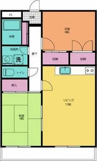 クレスト篠木【3階】の間取り