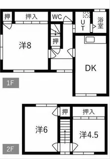 愛知県岡崎市柱5丁目【一戸建】の間取り