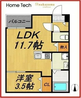 LECOCON稲沢【101号室】の間取り