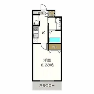 クローバー・グランデ昭和町【7階】の間取り