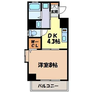 プロビデンス栄南【2階】の間取り