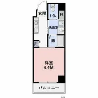 ワイズタワー新栄【5階】の間取り