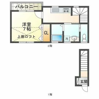 サンウィング妙法寺【1階】の間取り