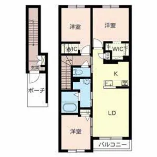 グリーンパレス【2階】の間取り