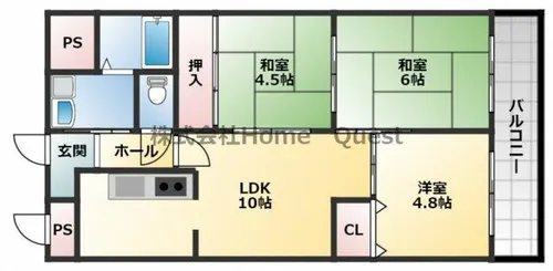 ルアージュ【2階】の間取り