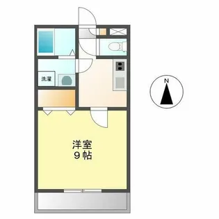 アンプルール リーブル フロール【1階】の間取り