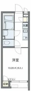 クレイノセカンドユーアイ【1階】の間取り