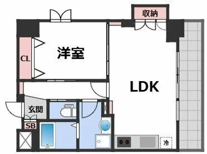 Mon maison Ⅰ【6階】の間取り