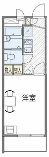 レオパレスアヴェニール【2階】の間取り