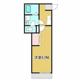 クレフラスト守山西【105号室】の間取り