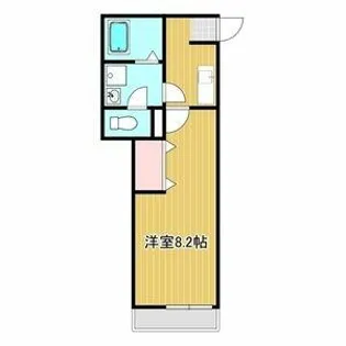クレフラスト守山西【105号室】の間取り