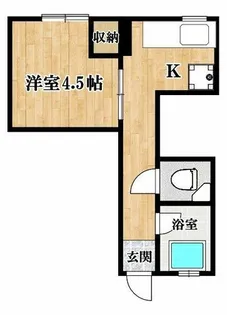 大平ビル【303号室】の間取り