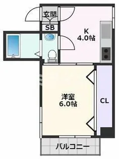 シャトーポポ【2階】の間取り