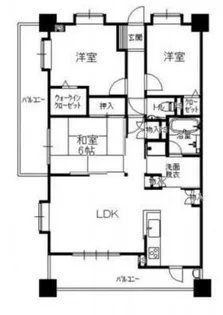 3LDKの間取り画像