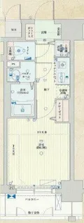 アクアプレイス天満クラシック【6階】の間取り