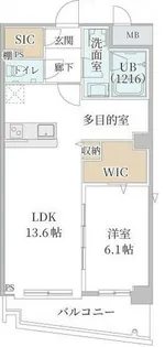 KS Grand River【6階】の間取り