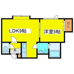 ウィッシュ【203号室】の間取り