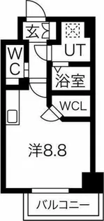 フォートイースト筒井【2階】の間取り