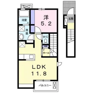 エアリー ヒル原町【2階】の間取り