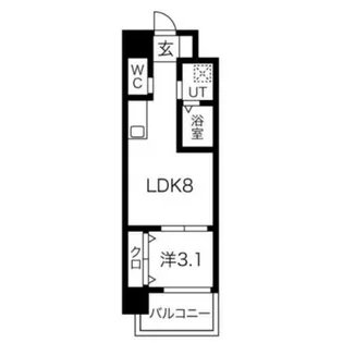 LIVIAZ三明町(リヴィアス三明町)【1階】の間取り