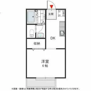 キャッスルⅡ【105号室】の間取り