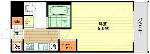 エスライズ堂島川【9階】の間取り