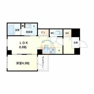レジデンス高科【3階】の間取り