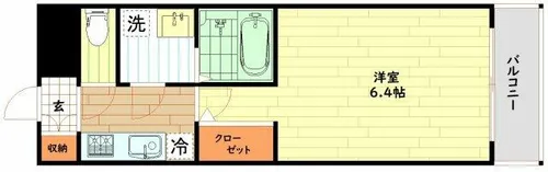 S-RESIDENCE福島玉川tres【7階】の間取り