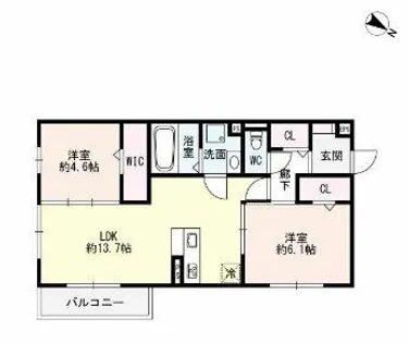 licorice B棟(リコリス)【301号室】の間取り