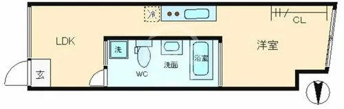 RE-001【4階】の間取り