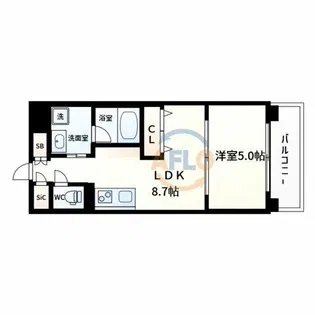 estageo関目高殿【2階】の間取り