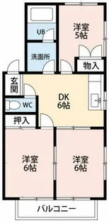 ロイヤルパートⅡ【102号室】の間取り