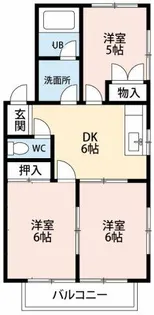ロイヤルパートⅡ【102号室】の間取り