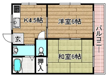 ピュアハイツ【2階】の間取り