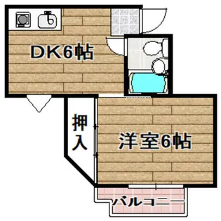 ベルコーポ【3階】の間取り
