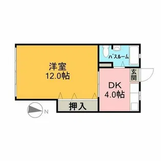 吉田ビル【402号室】の間取り
