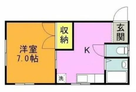 コーポ薫【1階】の間取り