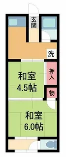 ぴーすアパート【207号室】の間取り