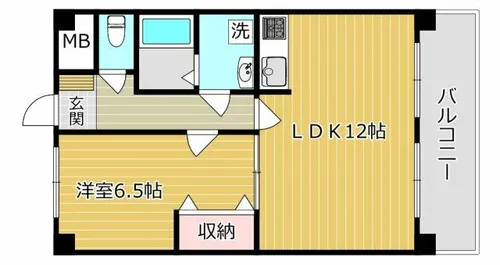 サンツエルブ【203号室】の間取り