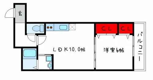 フジパレス教興寺【2階】の間取り