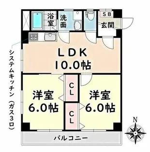 メゾンKARI【3階】の間取り