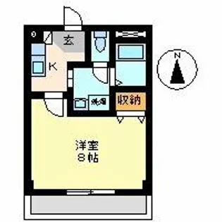 ラルジュ柳森【3階】の間取り
