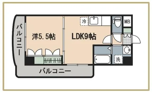 ロイヤルパレス【2階】の間取り