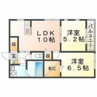 リヴェール【103号室】の間取り